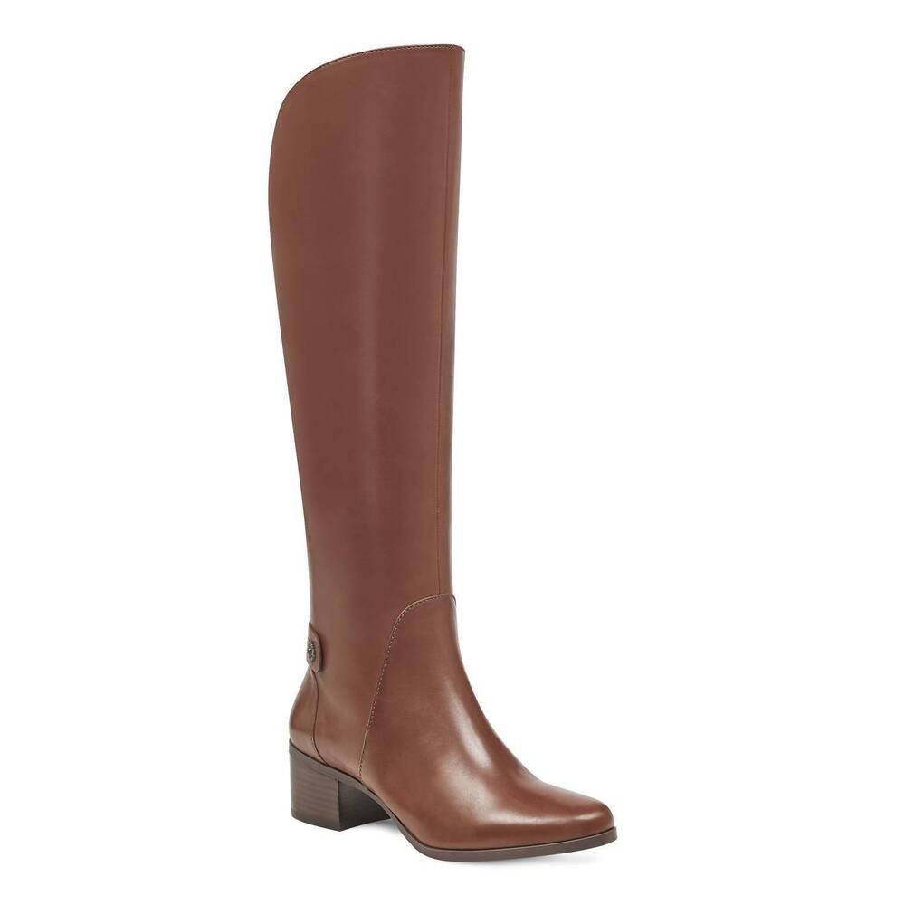 NEW ANNE KLEIN women's jela knee high boots in brown